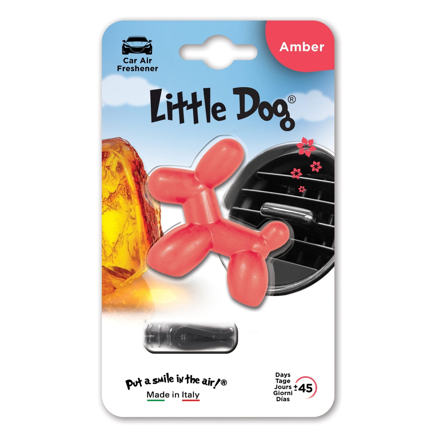 Little Dog Amber Luchtverfrisser - Frisse Ambergeur voor je Auto
