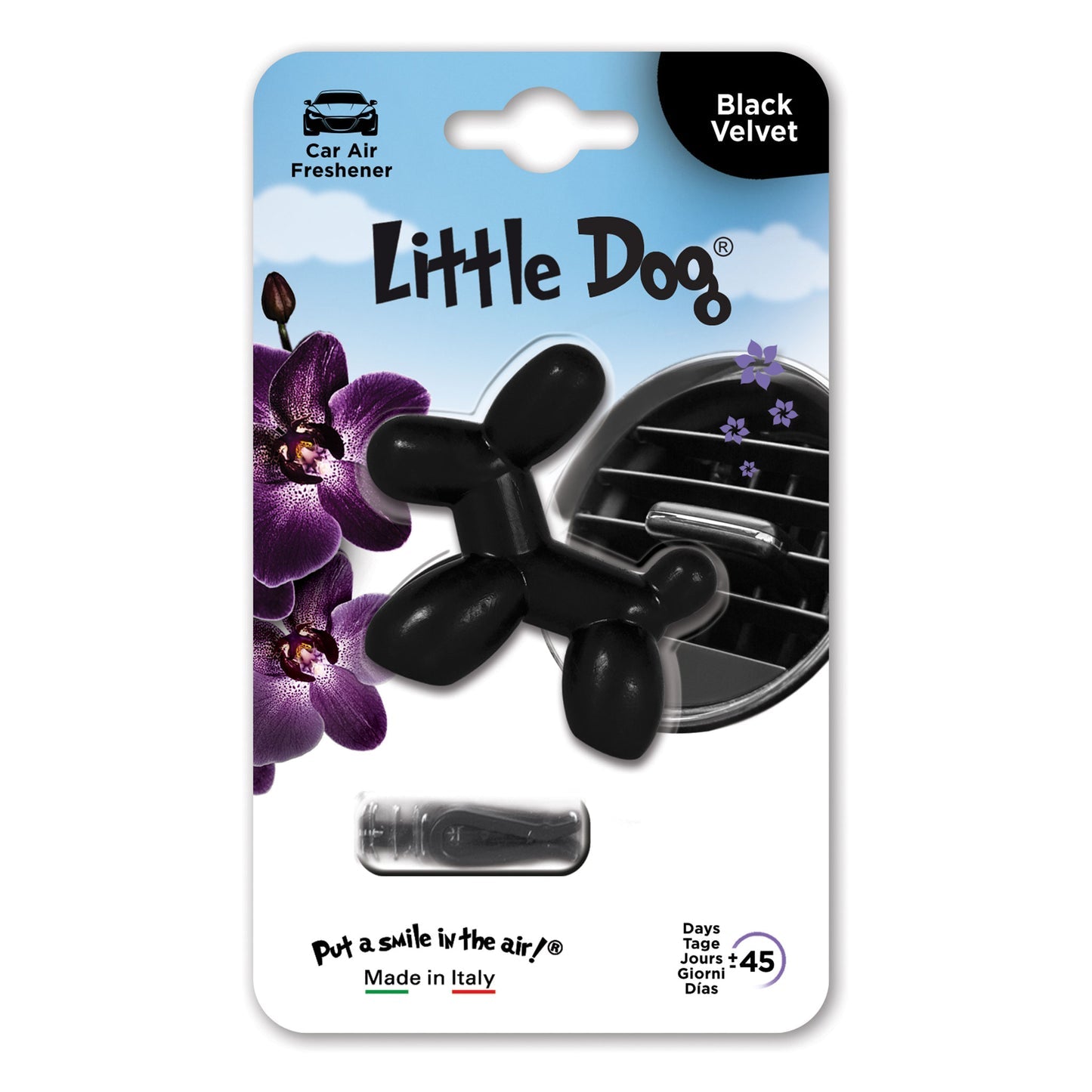 Little Dog Black Velvet - Luxe Geur voor de Stoerste Ritten!