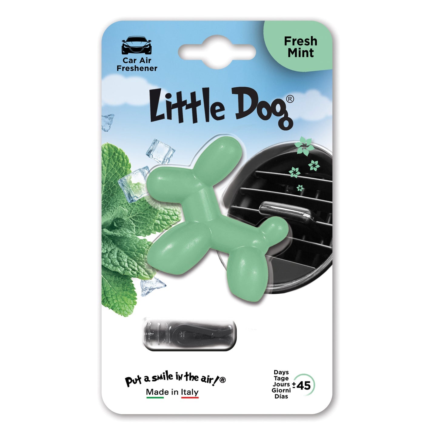Little Dog Fresh Mint - Verfrissende Mintgeur Luchtverfrisser voor je Auto