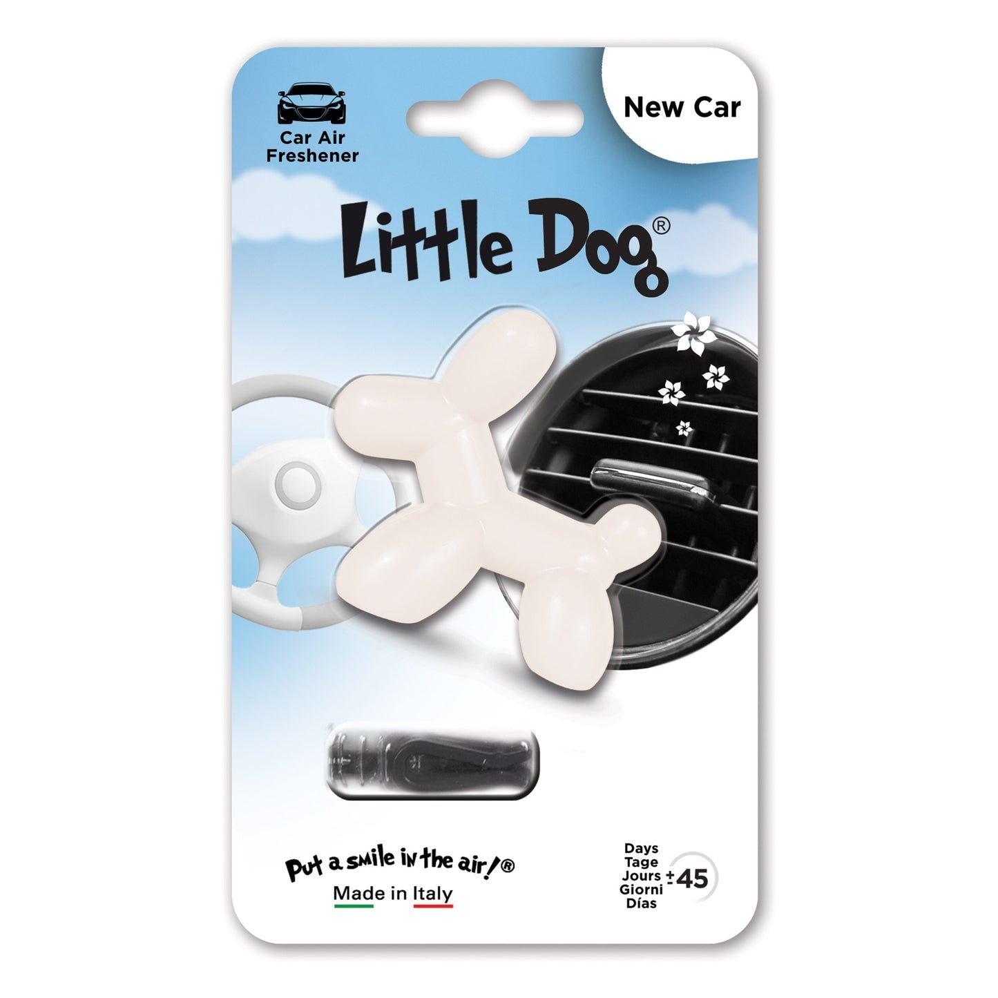 Little Dog New Car